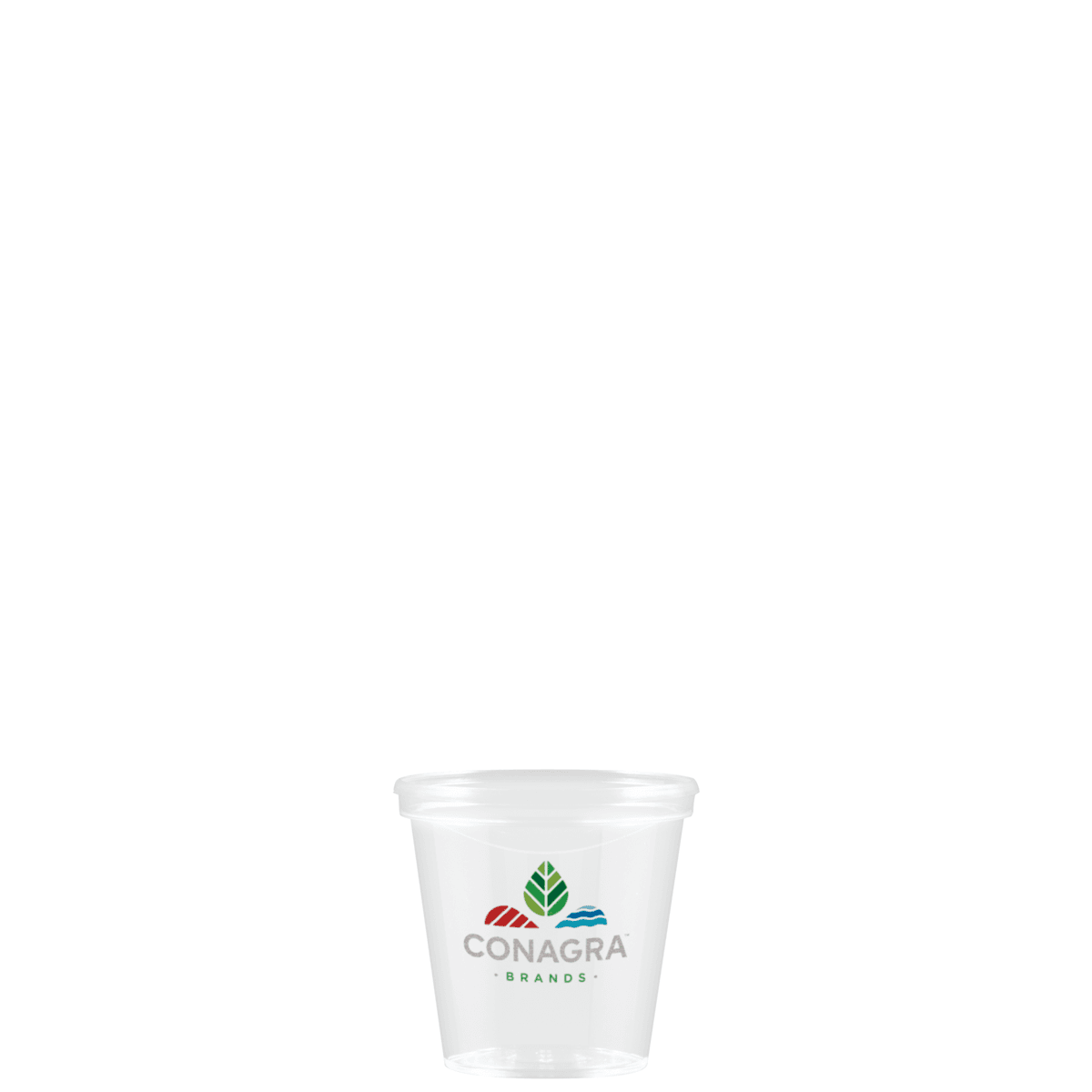 1 oz Clear Hard Plastic Shot Cup - Digital