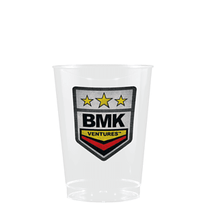 10 oz Clear Hard Plastic Cup - Digital