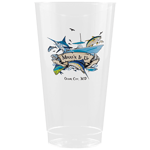 16 oz Clear Hard Plastic Cup - Digital