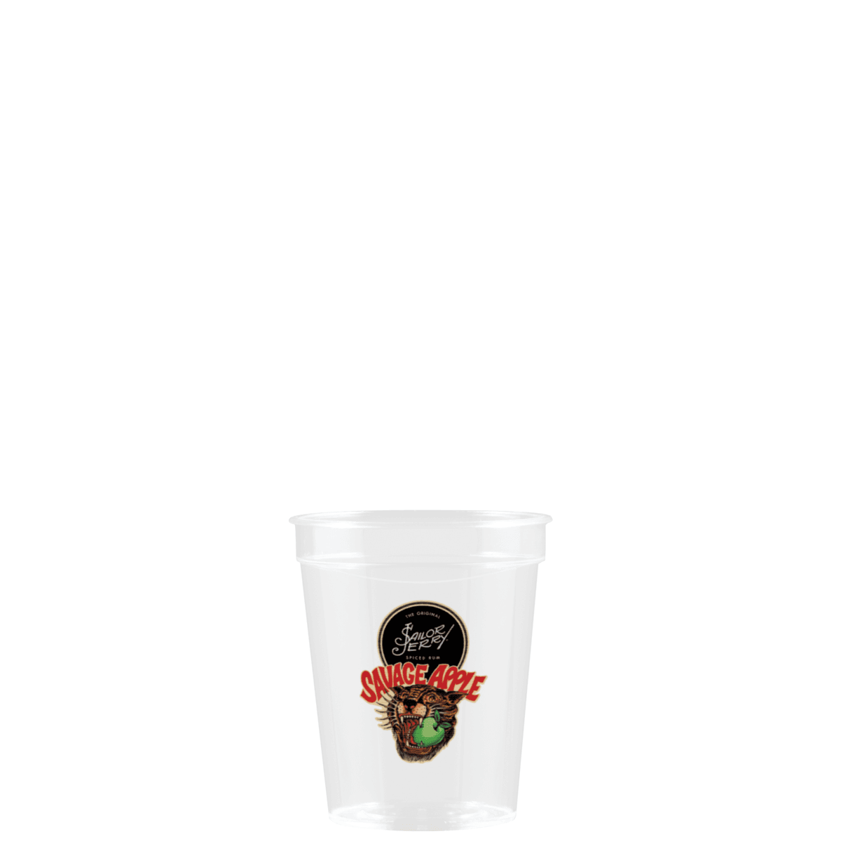 2 oz Clear Hard Plastic Shot Cup - Digital