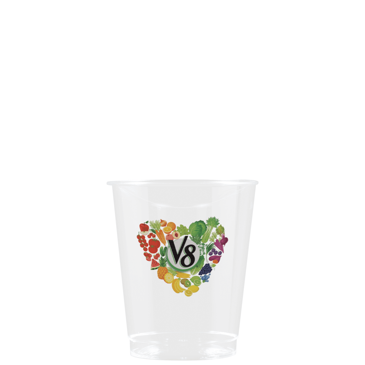 5 oz Clear Hard Plastic Cup - Digital