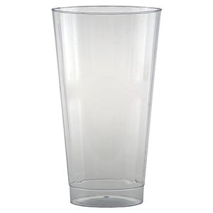 16 oz Clear Fluted Plastic Cup -Tradition