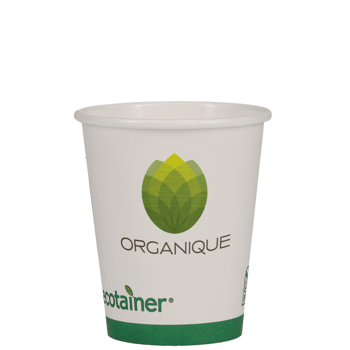 8 oz Eco-Friendly Paper Cup - White - Digital