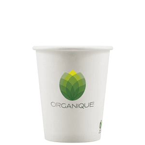 8 oz Eco-Friendly Paper Cup - White - Digital