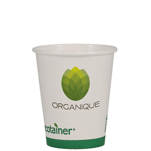 8 oz Eco-Friendly Paper Cup - White - Digital