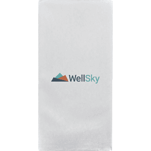 Almost Linen Dinner Napkin - White - Digital