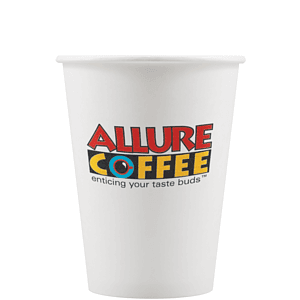12 oz Paper Cup - White - Digital