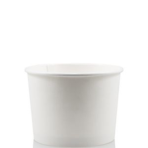 16 oz Paper Food Container - White - Digital