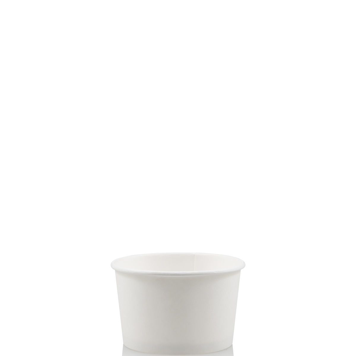 8 oz Paper Food Container - White - Digital
