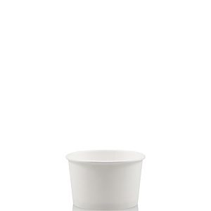 8 oz Paper Food Container - White - Digital