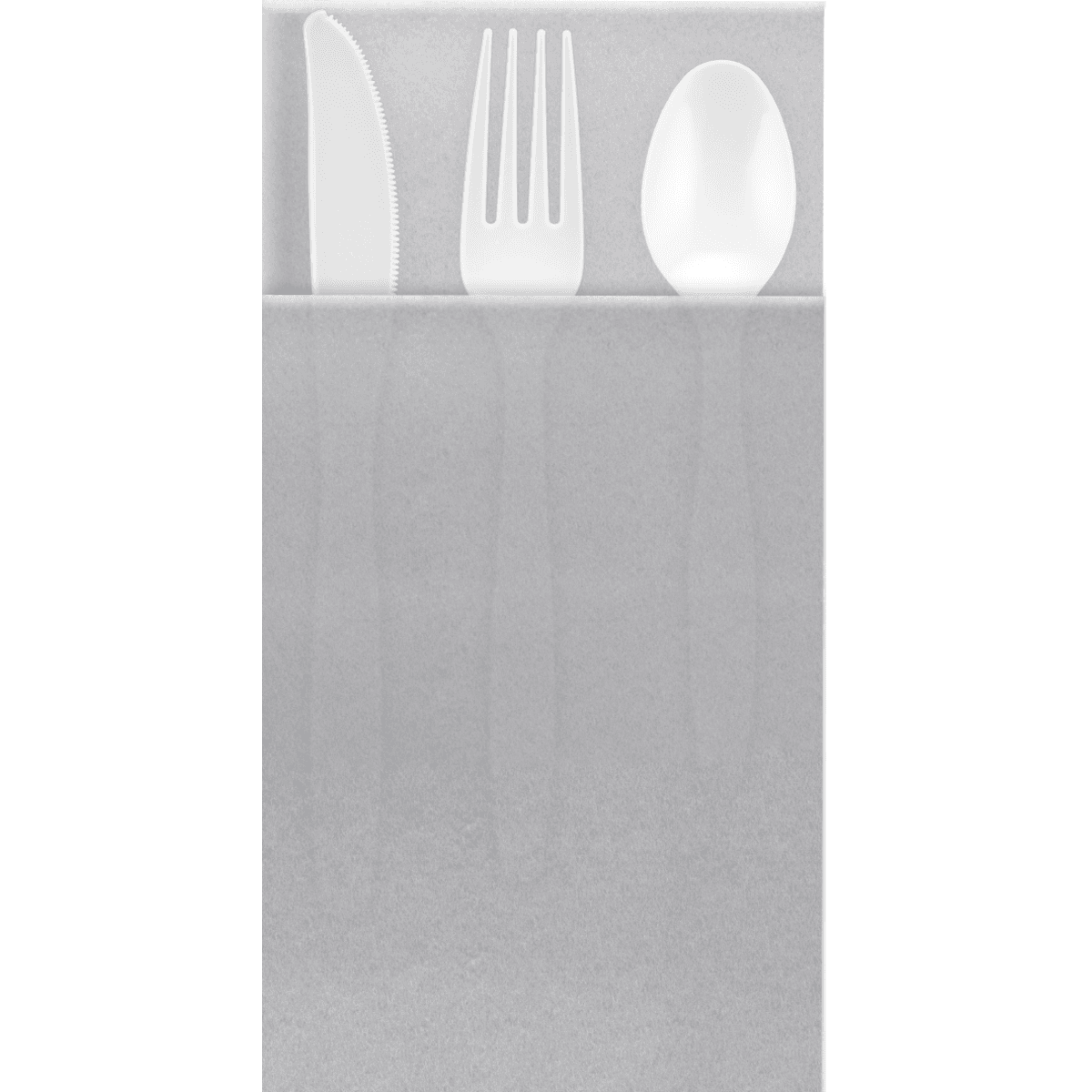 Almost Linen Pocket Napkin - White - Digital