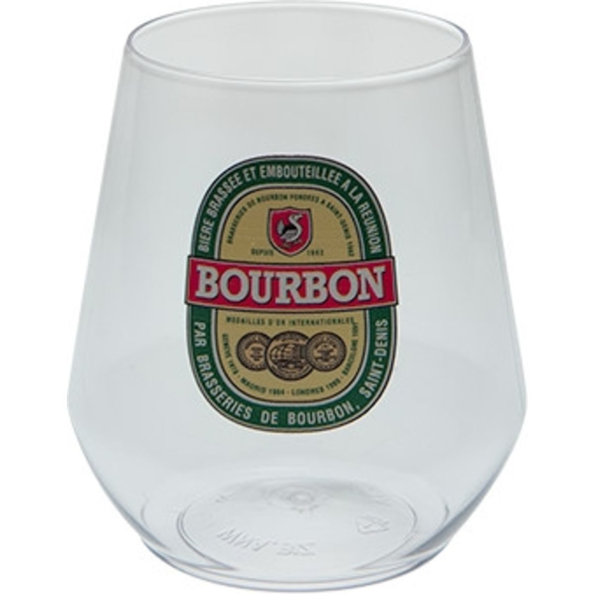 12 oz Clear Plastic Stemless Glass - Digital