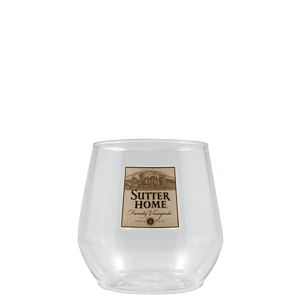 14 oz Clear Plastic Stemless Glass - Digital