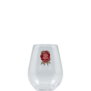 4 oz Clear Plastic Stemless Glass - Digital
