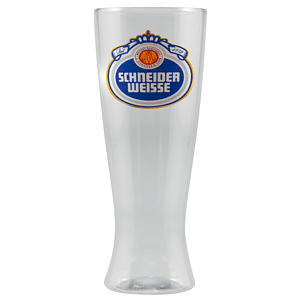 12 oz Clear Plastic Pilsner Glass - Digital