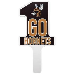 Rally Sign PVC 3mm Stock Shape 96 sq. in. - White