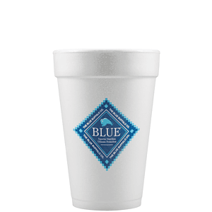 16 oz Foam Cup - White - Digital