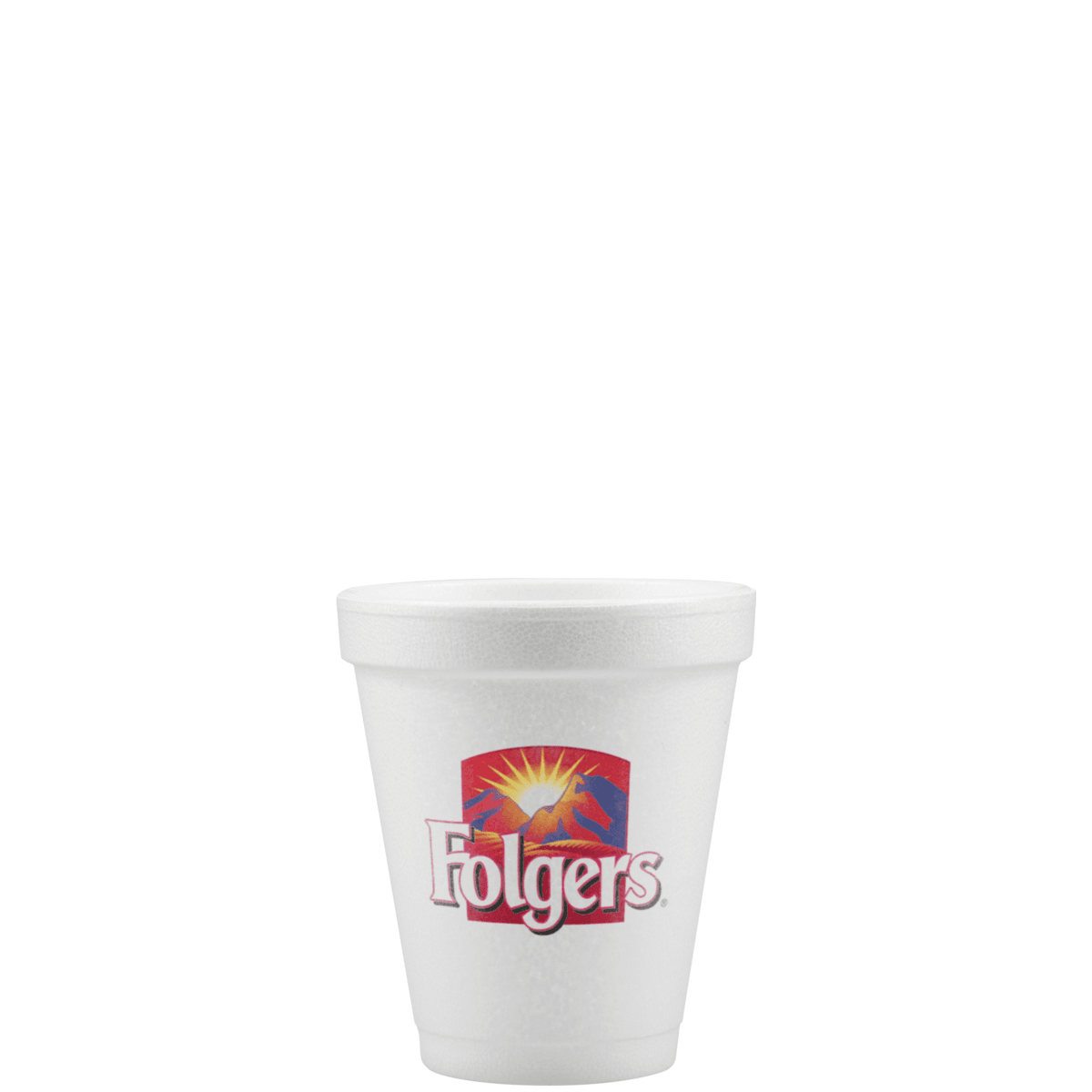 6 oz Foam Cup - White - Digital