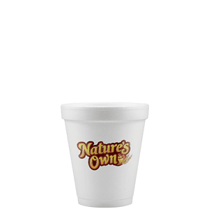 8 oz Foam Cup - White - Digital