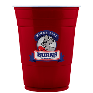 16 oz Solo® Plastic Party Cup - Red - Digital