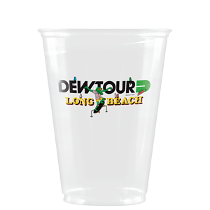 10 oz Soft Sided Clear Plastic Cup - Digital