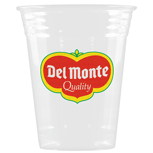 16/18 oz Soft Sided Clear Plastic Cup - Digital