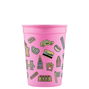 12 oz Stadium Cup - (Color)
