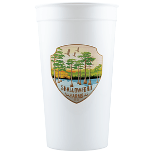 32 oz Stadium Cup - White - Digital