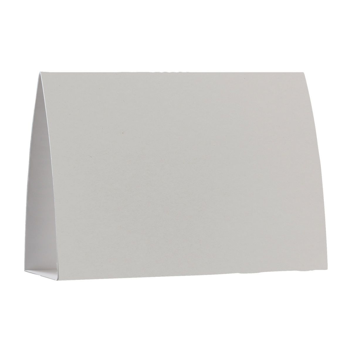 Table Tent Card Stock 12 pt 2 Sided 5.75" x 4" x 2" - White