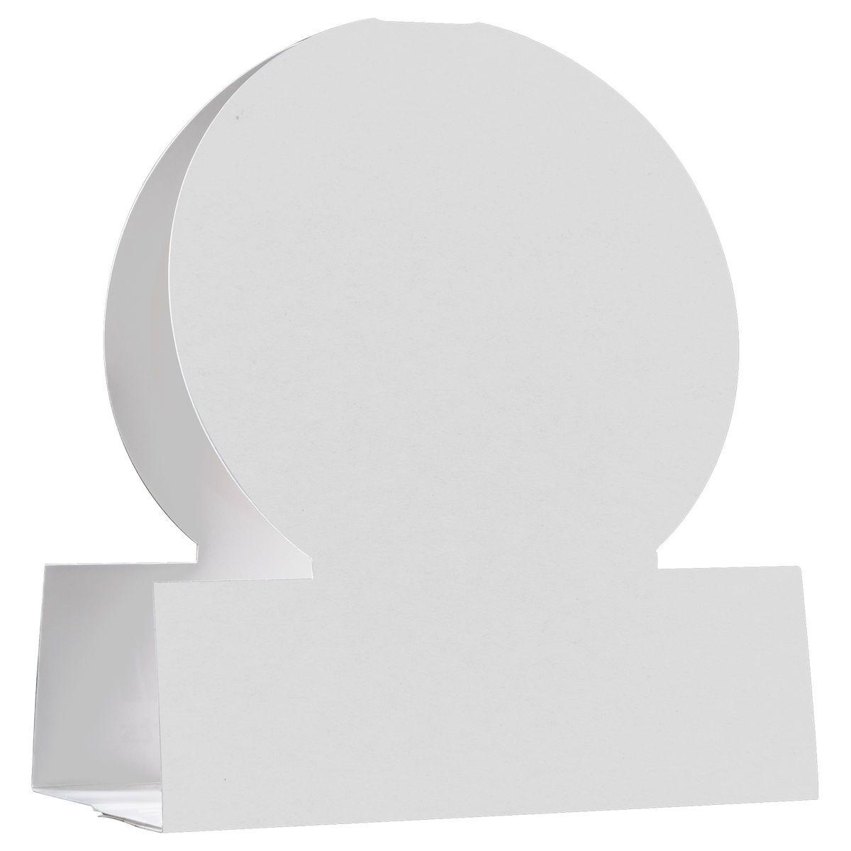 Table Tent Card Stock 12 pt 2 Sided 7.75" x 3" - White