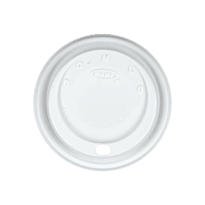 8 oz Foam Cup Domed Lid - White