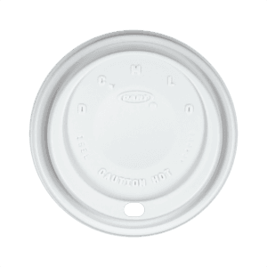 14/16/20/24 oz Foam Cup Domed Lid - White