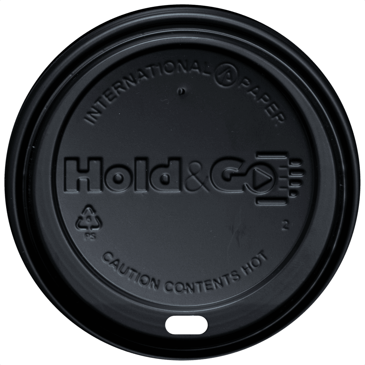 12/16/20 oz Insulated Paper Cup Domed Lid - Black