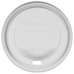 10/12/16/20 oz White Cup Domed Lid - White