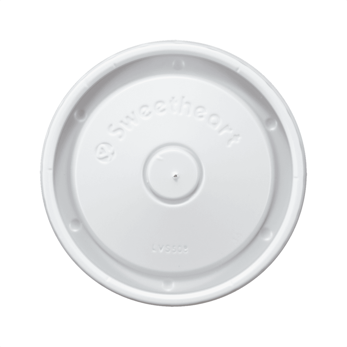 Paper Food Container Vented Lids 6/8/10 oz- White