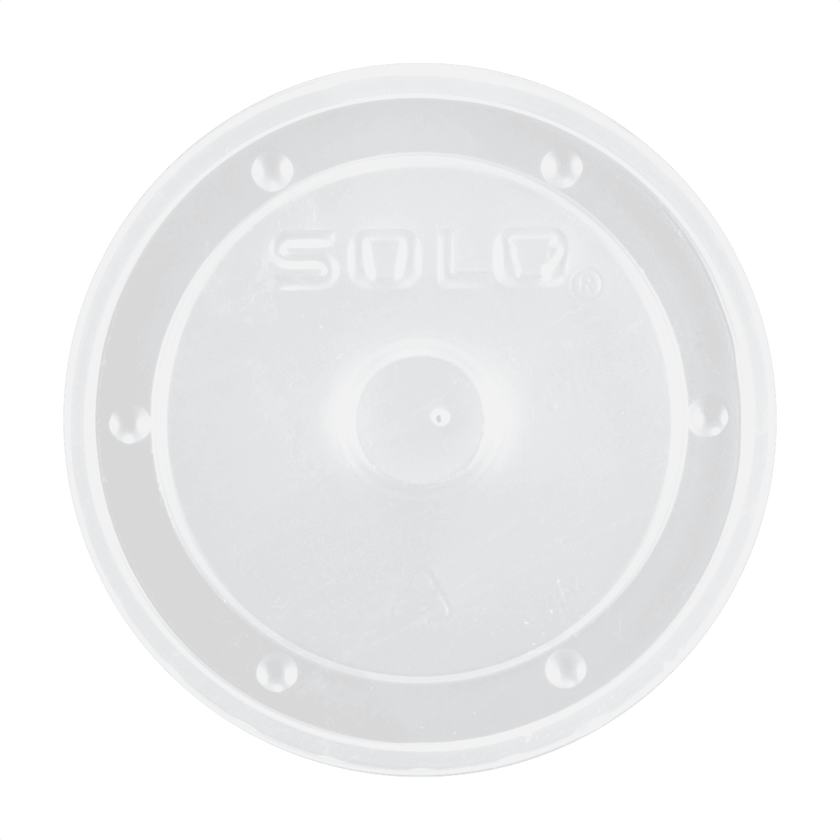 Paper Food Container Vented Lids 16 oz - Clear