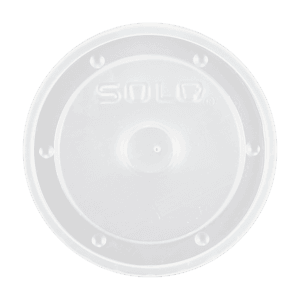 Paper Food Container Vented Lids 16 oz - Clear
