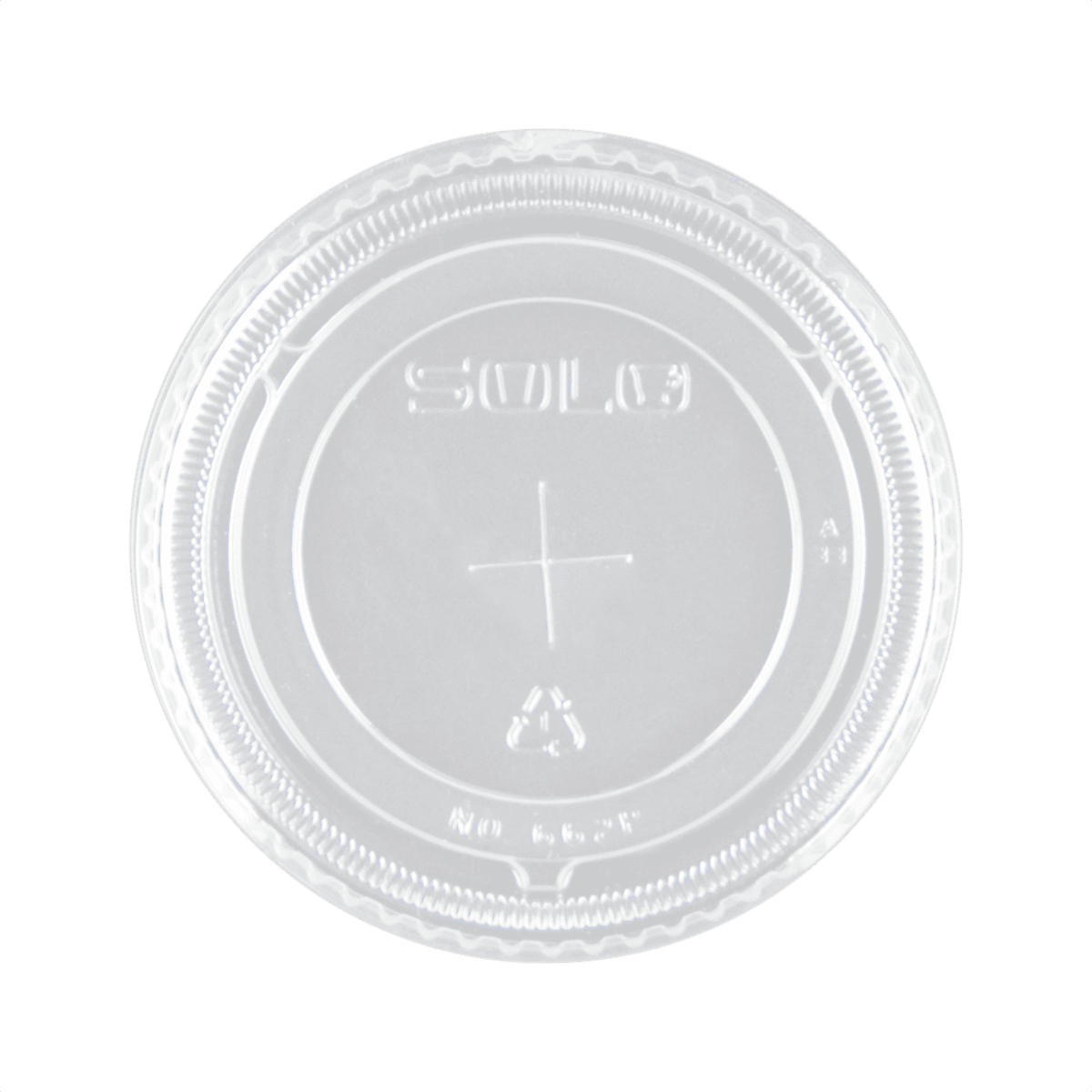 12/14 oz Soft Sided Cup Straw Slot Lid - Clear