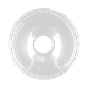 16/24 oz Soft Sided Cup Open Domed Lid - Clear