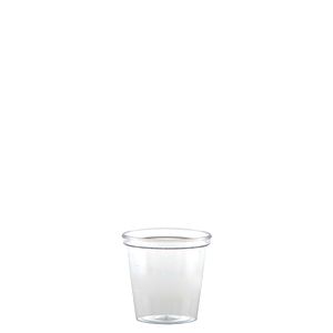 1 oz Clear Hard Plastic Shot Cup -Tradition