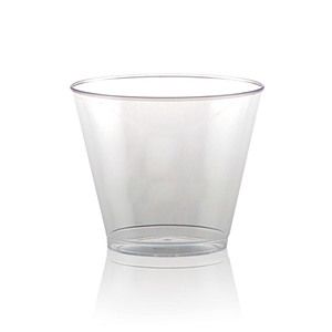 5 oz Clear Hard Plastic Rocks Cup -Tradition