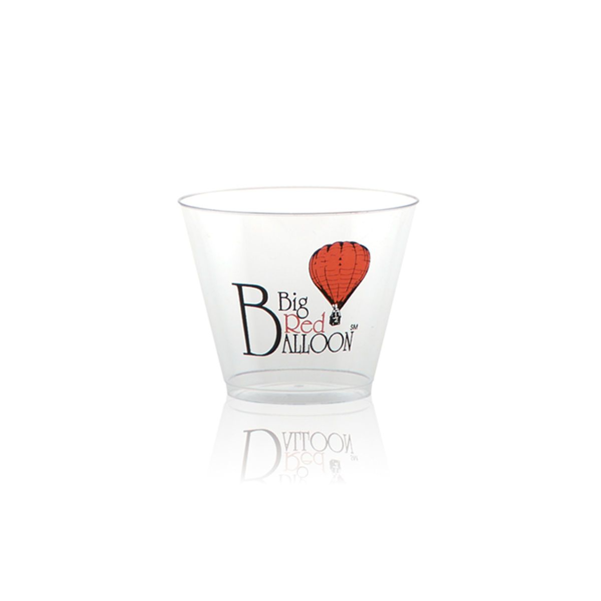 9 oz Clear Hard Plastic Rocks Cup -Tradition