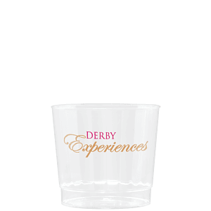9 oz Clear Fluted Plastic Cup -Tradition