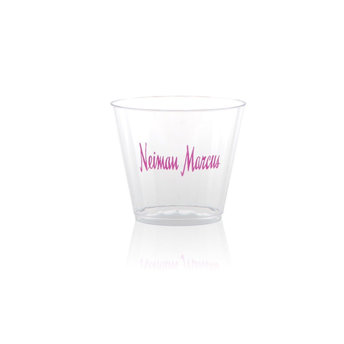 9 oz Clear Fluted Plastic Rocks Cup -Tradition
