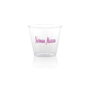 9 oz Clear Fluted Plastic Rocks Cup -Tradition