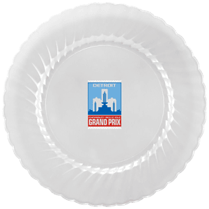 10" ClassicWare® Plastic Plate - Clear