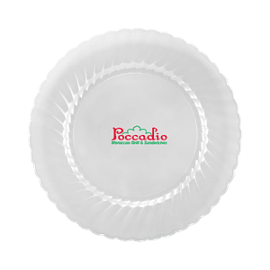 7.5" ClassicWare® Plastic Plate - Clear