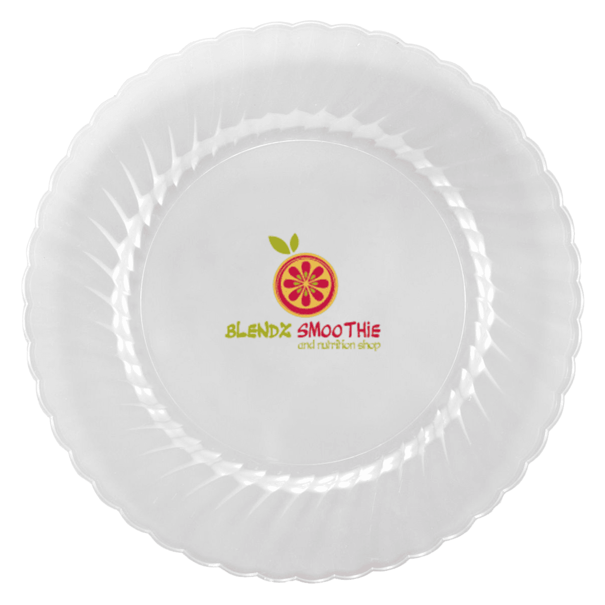 9" ClassicWare® Plastic Plate - Clear
