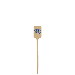 6.25" Upright Rectangle Wood Drink Stirrer