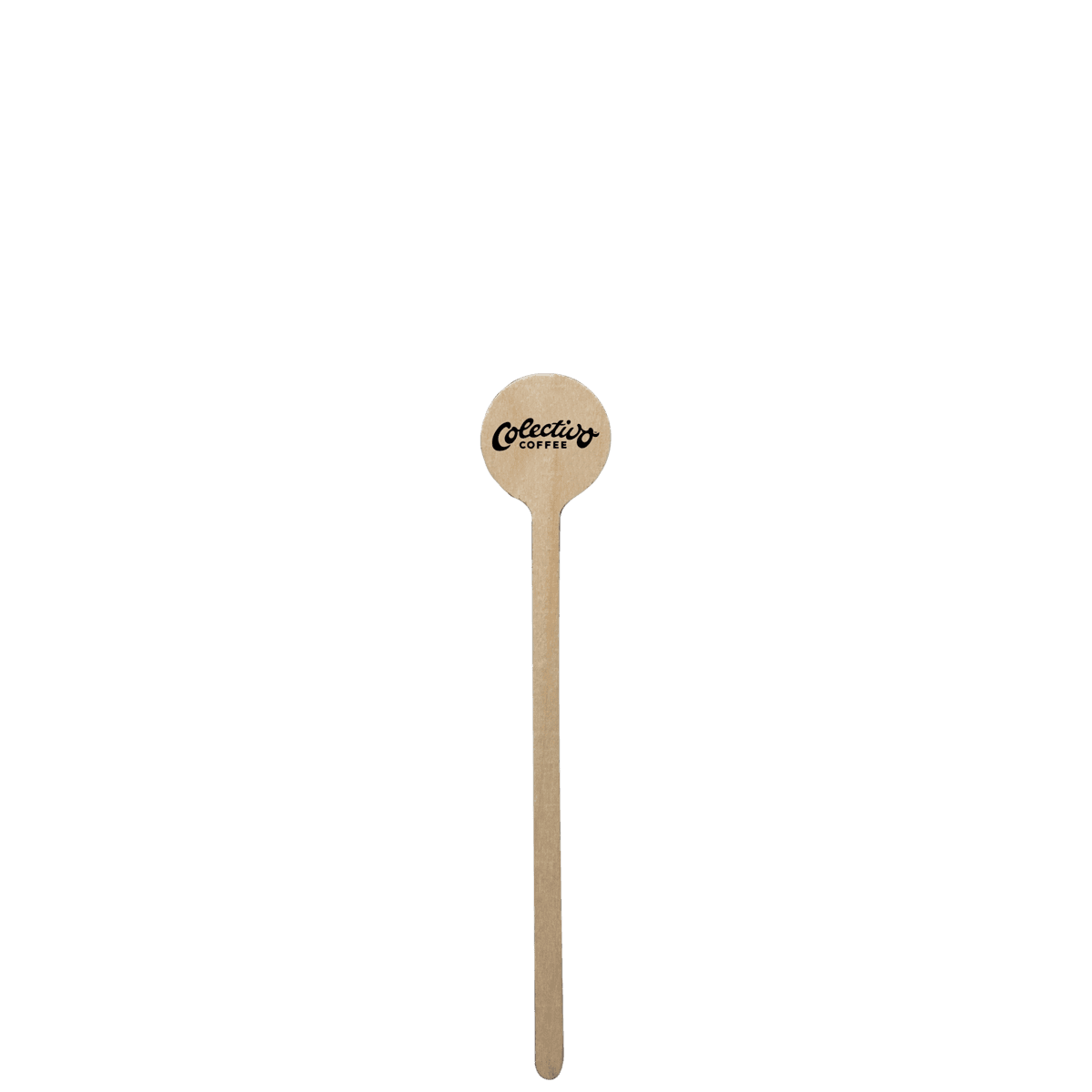 6" Round Wood Drink Stirrer